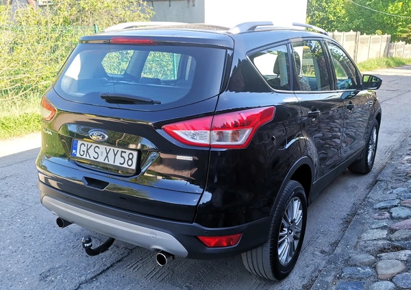 Ford Kuga cena 48400 przebieg: 134000, rok produkcji 2014 z Skarszewy małe 497